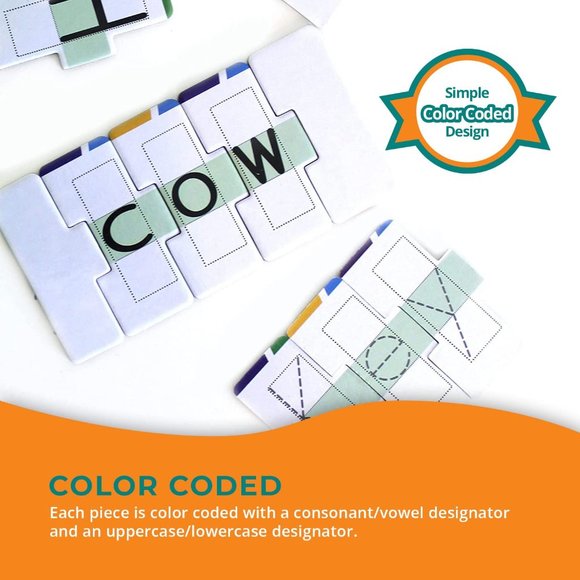 Word Builder Dry Erase Puzzle-3-In-1- Learn, Build, Write - Picture 3 of 8